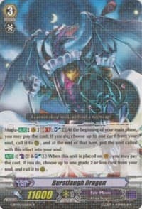 Burstlaugh Dragon - Moonlit Dragonfang - Cardfight Vanguard card