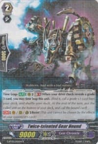 Twice-talented Gear Hound - Moonlit Dragonfang - Cardfight Vanguard card