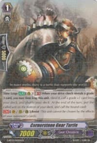 Cornerstone Gear Turtle - Moonlit Dragonfang - Cardfight Vanguard card