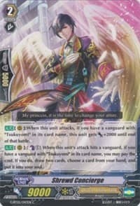 Shrewd Concierge - Moonlit Dragonfang - Cardfight Vanguard card