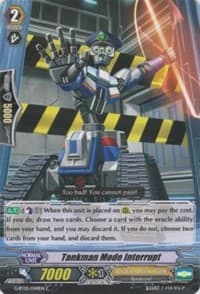 Tankman Mode Interrupt - Moonlit Dragonfang - Cardfight Vanguard card