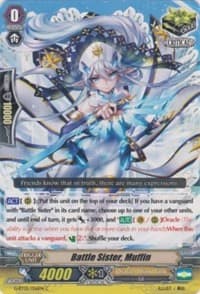 Battle Sister, Muffin - Moonlit Dragonfang - Cardfight Vanguard card