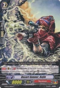 Desert Gunner, Kojin - Moonlit Dragonfang - Cardfight Vanguard card