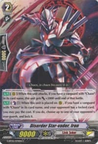 Disorder Star-vader, Iron - Moonlit Dragonfang - Cardfight Vanguard card