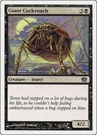 Giant Cockroach - 8th Edition - Magic: The Gathering card