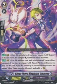 Silver Thorn Magician, Clemens - Moonlit Dragonfang - Cardfight Vanguard card