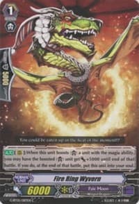 Fire Ring Wyvern - Moonlit Dragonfang - Cardfight Vanguard card