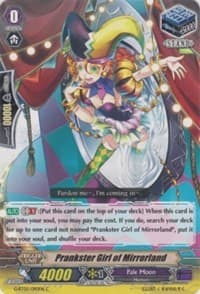 Prankster Girl of Mirrorland - Moonlit Dragonfang - Cardfight Vanguard card