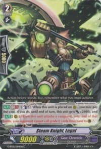 Steam Knight, Lugal - Moonlit Dragonfang - Cardfight Vanguard card