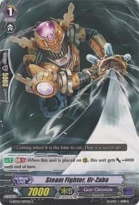 Steam Fighter, Ur-zaba - Moonlit Dragonfang - Cardfight Vanguard card