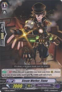 Steam Worker, Etana - Moonlit Dragonfang - Cardfight Vanguard card