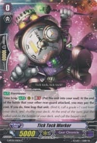 Tick Tock Worker - Moonlit Dragonfang - Cardfight Vanguard card