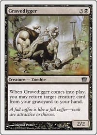 Gravedigger - 8th Edition - Magic: The Gathering card