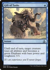 Gift of Tusks - Oath of the Gatewatch - Magic: The Gathering card