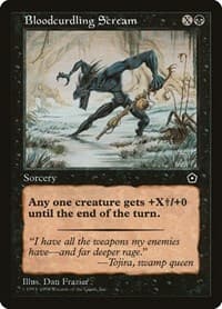 Bloodcurdling Scream - Portal Second Age - Magic: The Gathering card