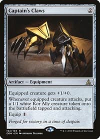 Captain's Claws - Oath of the Gatewatch - Magic: The Gathering card