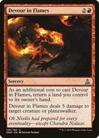 Devour in Flames - Oath of the Gatewatch - Magic: The Gathering card