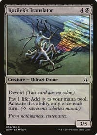 Kozilek's Translator - Oath of the Gatewatch - Magic: The Gathering card