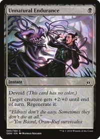 Unnatural Endurance - Oath of the Gatewatch - Magic: The Gathering card