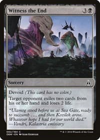 Witness the End - Oath of the Gatewatch - Magic: The Gathering card