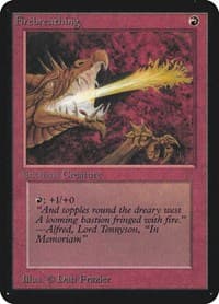 Firebreathing - Alpha Edition - Magic: The Gathering card