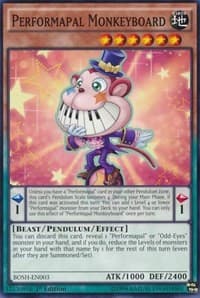 Performapal Monkeyboard - Breakers of Shadow - YuGiOh card