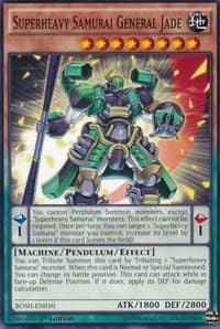 Superheavy Samurai General Jade - Breakers of Shadow - YuGiOh card