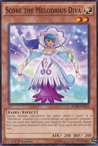 Score the Melodious Diva - Breakers of Shadow - YuGiOh card