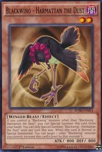 Blackwing - Harmattan the Dust - Breakers of Shadow - YuGiOh card