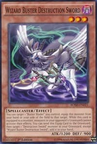Wizard Buster Destruction Sword - Breakers of Shadow - YuGiOh card
