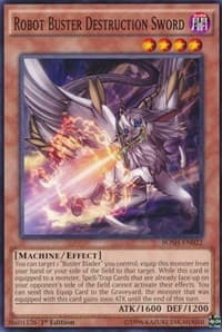 Robot Buster Destruction Sword - Breakers of Shadow - YuGiOh card