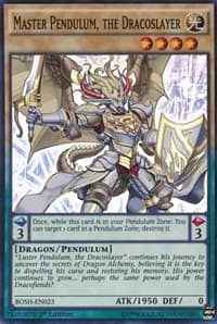 Master Pendulum, the Dracoslayer - Breakers of Shadow - YuGiOh card