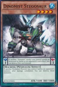 Dinomist Stegosaur - Breakers of Shadow - YuGiOh card