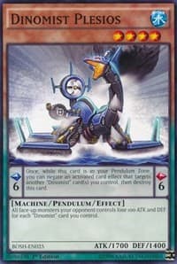 Dinomist Plesios - Breakers of Shadow - YuGiOh card