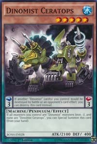 Dinomist Ceratops - Breakers of Shadow - YuGiOh card