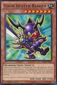 Toon Buster Blader - Breakers of Shadow - YuGiOh card