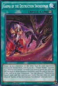 Karma of the Destruction Swordsman - Breakers of Shadow - YuGiOh card