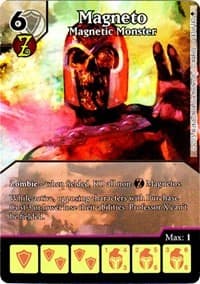 Magneto - Magnetic Monster (Full Art) - Age of Ultron - Dice Masters card