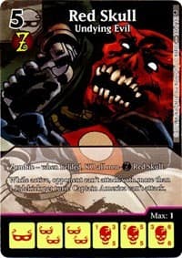 Red Skull - Undying Evil (Full Art) - Age of Ultron - Dice Masters card