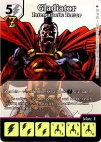 Gladiator - Intergalactic Terror (Full Art) - Age of Ultron - Dice Masters card