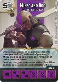 Minsc and Boo - "Go for the eyes, Boo!" - Miscellaneous Promo Cards - Dice Masters card