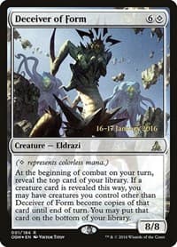 Deceiver of Form - Prerelease Cards - Magic: The Gathering card