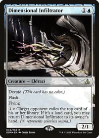 Dimensional Infiltrator - Prerelease Cards - Magic: The Gathering card