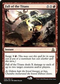 Fall of the Titans - Prerelease Cards - Magic: The Gathering card
