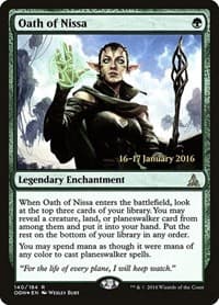 Oath of Nissa - Prerelease Cards - Magic: The Gathering card
