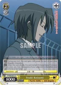 Itsuki Koizumi - The Melancholy of Haruhi Suzumiya - Weiss Schwarz card