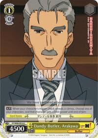 Dandy Butler, Arakawa - The Melancholy of Haruhi Suzumiya - Weiss Schwarz card