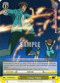 Camp Night - The Melancholy of Haruhi Suzumiya - Weiss Schwarz card