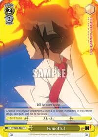 Fumoffu! - The Melancholy of Haruhi Suzumiya - Weiss Schwarz card