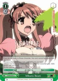 Mikuru Beam - The Melancholy of Haruhi Suzumiya - Weiss Schwarz card